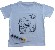 weisses Kinder-T-Shirt zum Bemalen mit Moiv